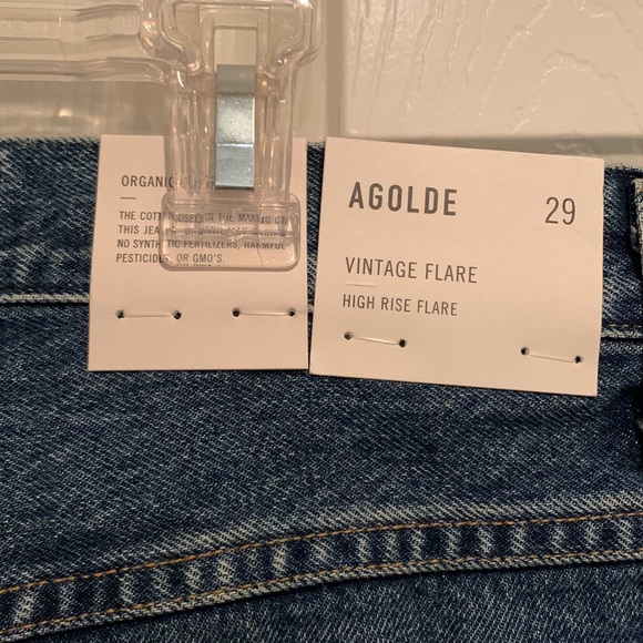 Agolde High Rise Blue Jeans - Picture 6 of 6